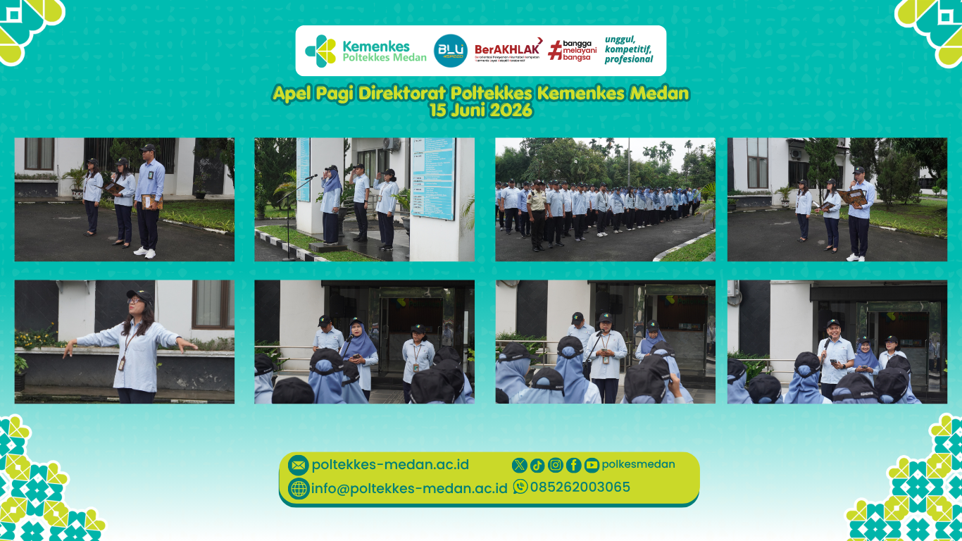 Apel Pagi Direktorat Poltekkes Kemenkes Medan Senin, 15 Juni 2026
